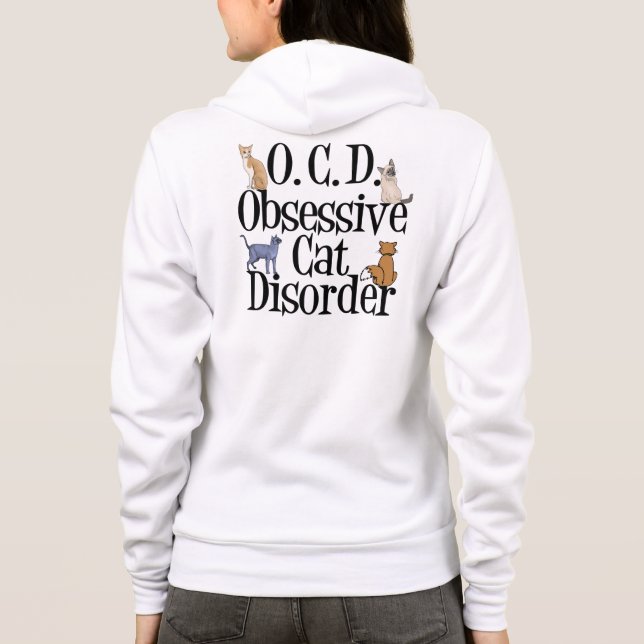 Funny Cat Hoodie (Back)