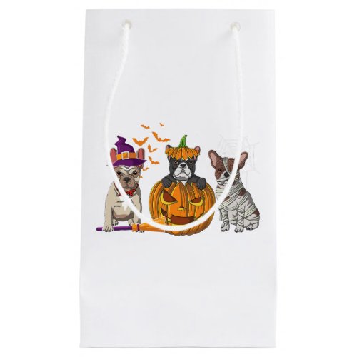 Funny Cat Horror Movies Cute Halloween for Cat Kit Small Gift Bag