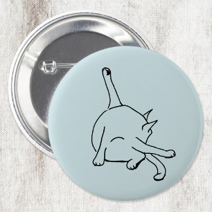 Funny Cat Humor Button