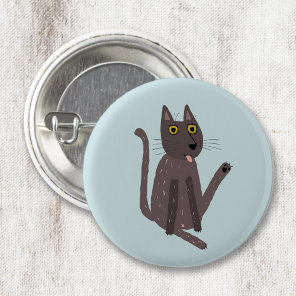 Funny Cat Humor Button