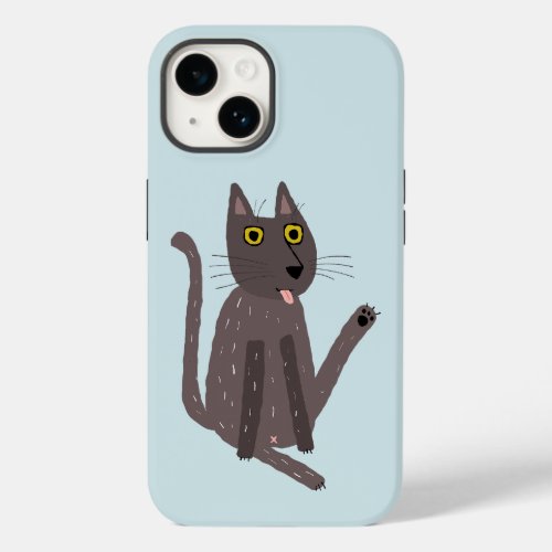 Funny Cat Humor Case_Mate iPhone 14 Case