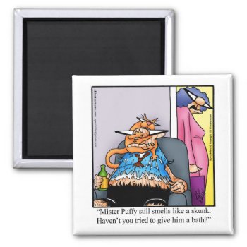 Funny Cat Humor Magnet by Spectickles at Zazzle