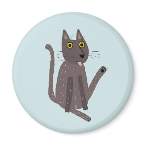 Funny Cat Humor Magnet