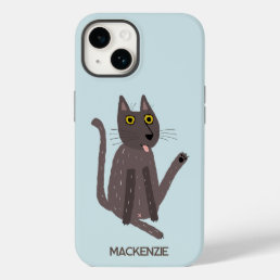 Funny Cat Humor Personalized Case-Mate iPhone 14 Case