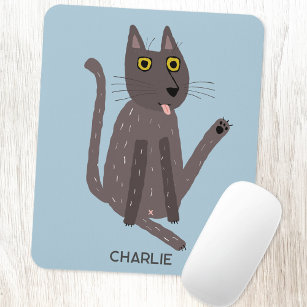 Funny Cat Humor Personalized Mouse Pad