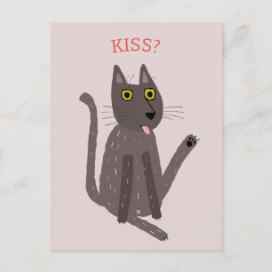 Funny Cat Humor Postcard