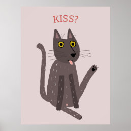 Funny Cat Humor Poster