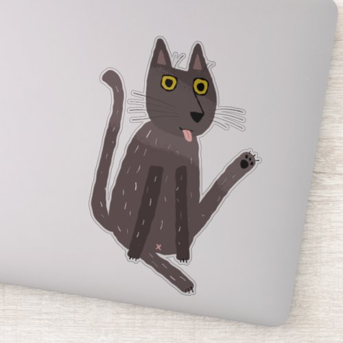 Funny Cat Humor Sticker