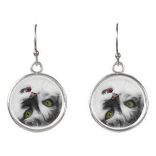 Funny Cat impressive Earrings