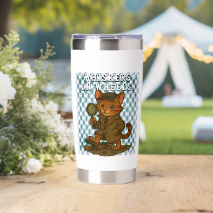 funny cat insulated tumbler