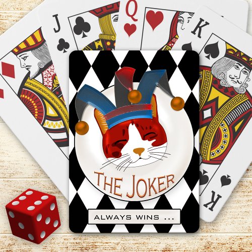 Funny Cat Joker Playing Cards Deck