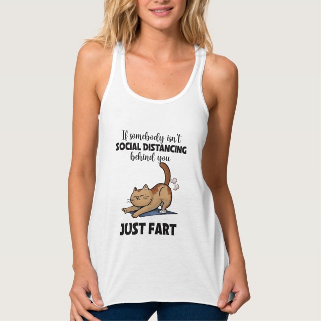 Funny Cat Jokes-cat lovers gift idea Tank Top (Front)