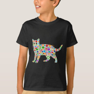 Funny Cat Kitten Lovers Polka Dot Happy Dot Day Gi T-Shirt