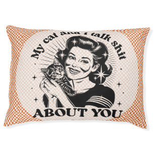 Funny Cat Kitten Pet Bed