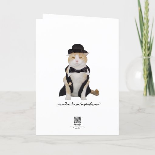 Funny Cat/Kitty Happy Birthday in Six Languages Card | Zazzle