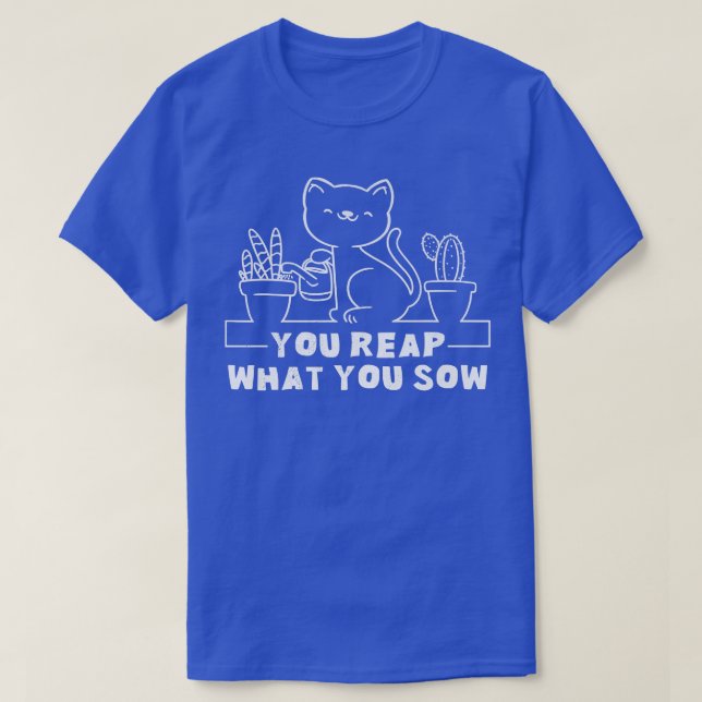 Funny Cat line art  T-Shirt (Design Front)