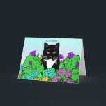 Funny Cat Lover Birthday Card<br><div class="desc">The purrfect birthday card for any cat lover. This card is customizable with your personalized message.</div>