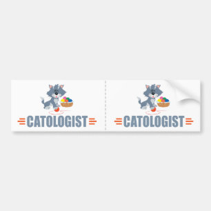 Funny Cat Lover Bumper Sticker