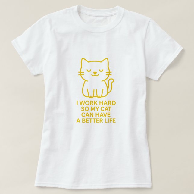 Funny Cat Lover Shirt (Design Front)