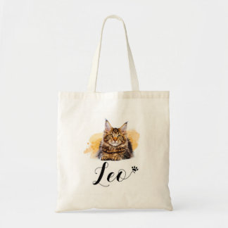 Funny Cat Lover's Tote Bags –  Leo