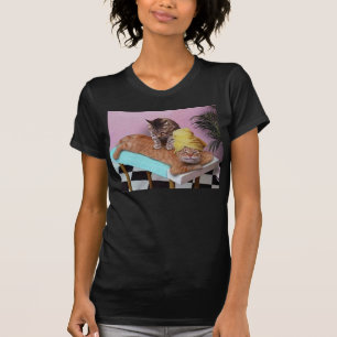 Funny Cat Massage T-Shirt