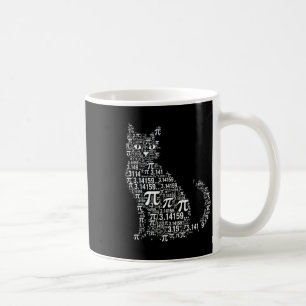 Funny cat math lover geek design coffee mug