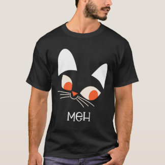 Funny Cat Meh Cute Halloween Shirt