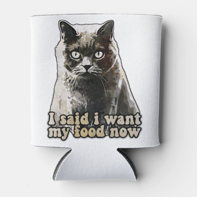 Funny cat meme for cat lovers and kitten owners can cooler (Front)
