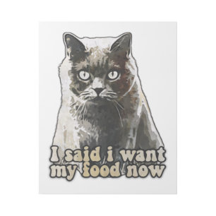 Funny cat meme for cat lovers and kitten owners gallery wrap