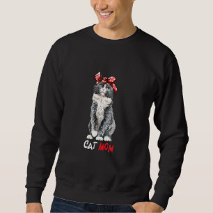 Funny Cat Mom Sweatshirt