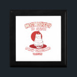 Funny Cat Most Likely To Invent a New Christmas Tr Gift Box<br><div class="desc">Funny Cat Most Likely To Invent a New Christmas Tradition</div>