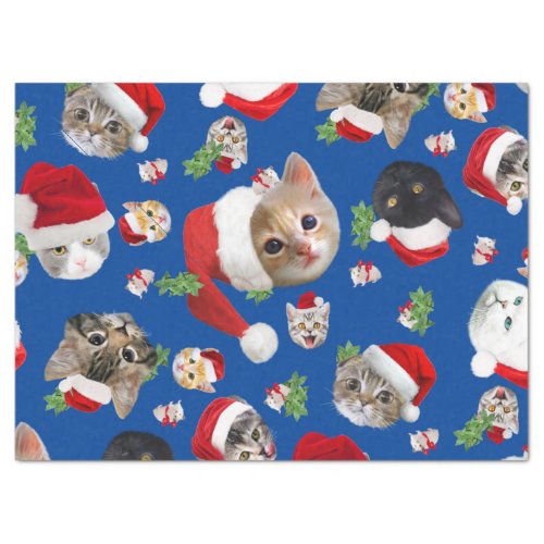 Funny cat mouse and catnip christmas tissue tissue paper