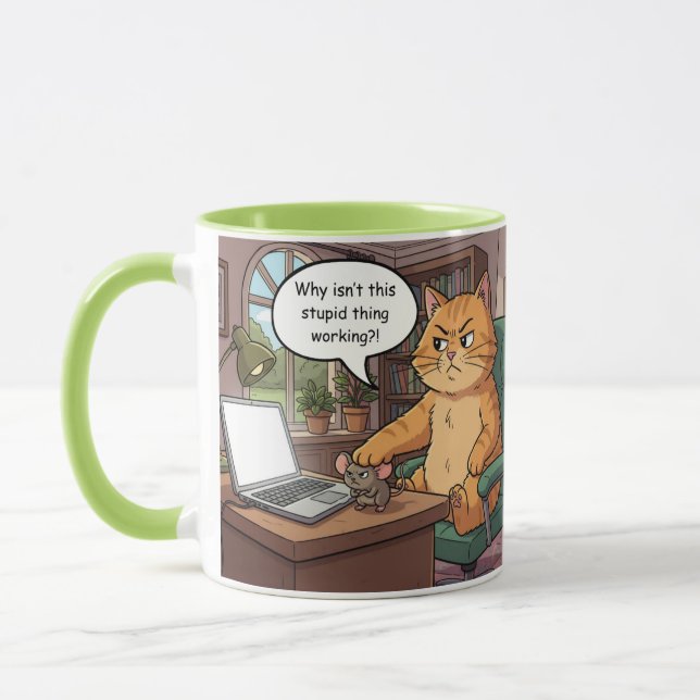 Funny cat mug (Left)