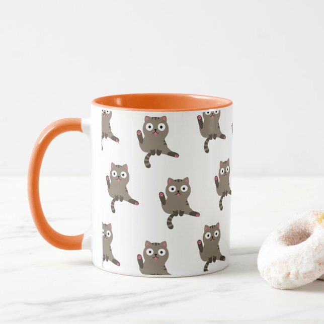 Funny Cat Mug (With Donut)