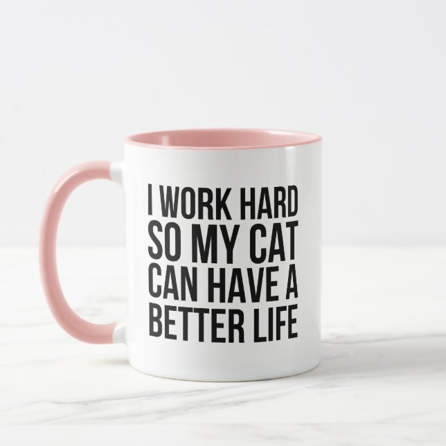 Funny Cat Mug (Left)