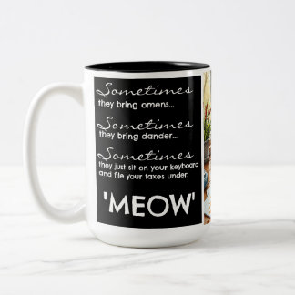 Funny Cat Mug – “Filed Under MEOW”