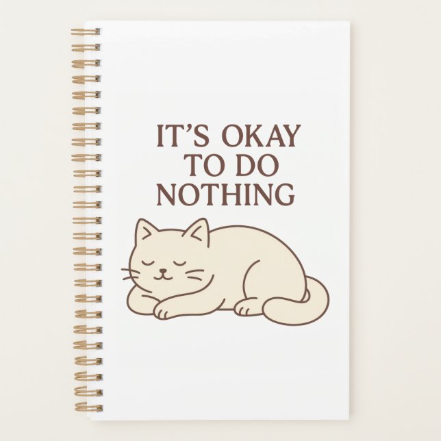 Funny Cat Notebook – Cute Journal for Cat Lovers (Front)