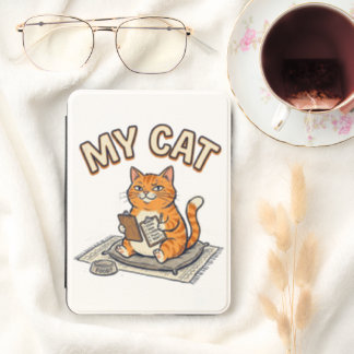 Funny Cat Owner Humor Cover Kindle Cover