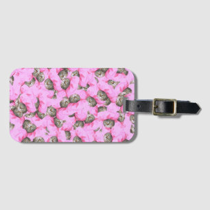 Funny Cat Pattern Luggage Tag