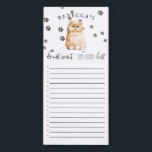 Funny Cat | Personalized To Do List Magnetic Notepad<br><div class="desc">Personalize a set of gorgeous notepads for yourself or as a gift. These wonderful little beauties are great for reminders and messages and, when personalized, have earned priority placement at home or at the office. Add your custom wording to this design by using the "Edit this design template" boxes on...</div>