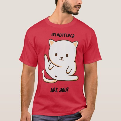 Funny Cat Pets Spay Neuter T_Shirt