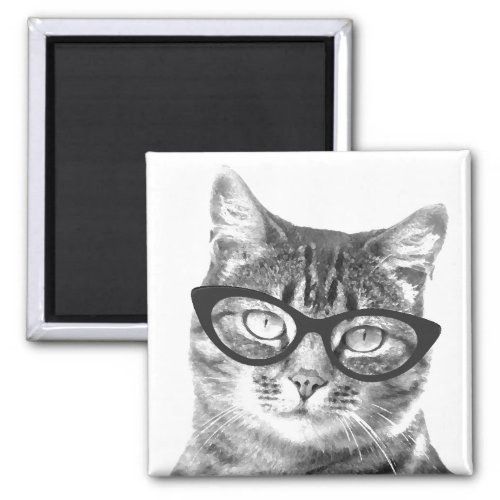 Funny cat photo magnets