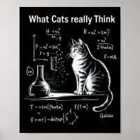 Funny Cat Physics Humor Design What Cats Really Th