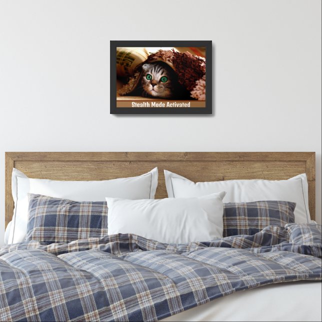 Funny Cat Poster (Bedroom)
