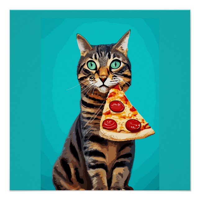 Funny Cat Print, Value Poster Paper (Matte) (Front)