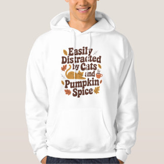 Funny Cat – Pumpkin Spice Lover Fall Hoodie