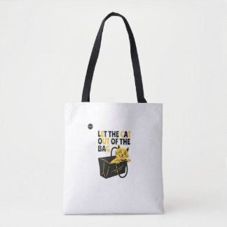 Funny Cat Pun | Let the Cat Out of the Bag | Punde