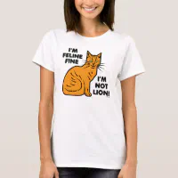 Cat pun shirt sale