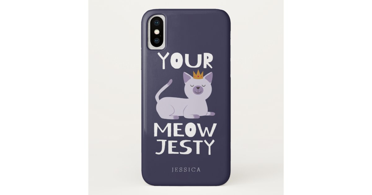 Funny Cat Pun Royal Kitty Add Your Name Case Mate Iphone Case
