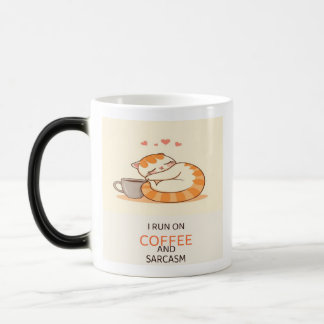 Funny Cat Quote Design | Cute Cat Lover Printable Color Morph Mug